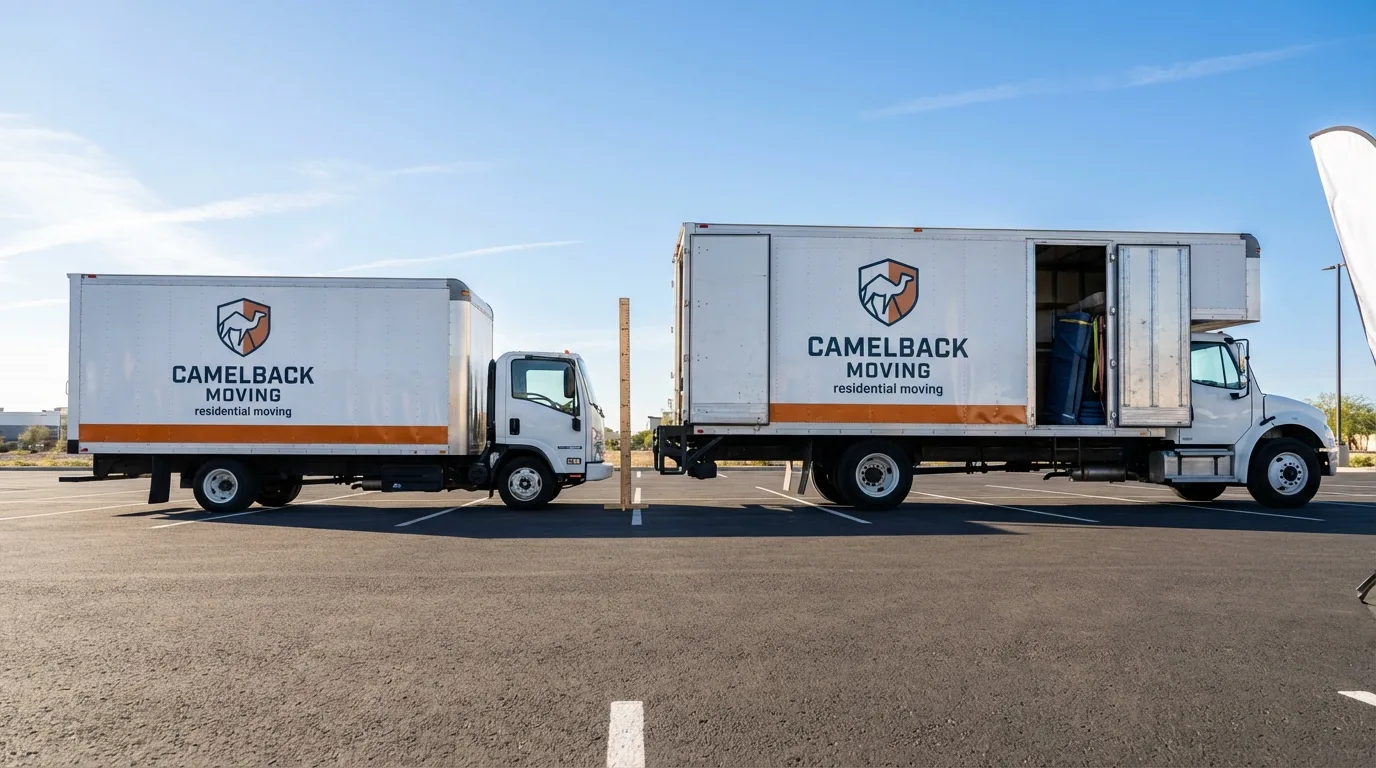 Moving truck size capacity guide in Soulsbyville